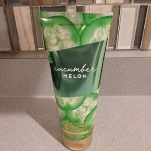 Bath & Body Works Cucumber Melon Green Body Cream 24 Hour Moisture